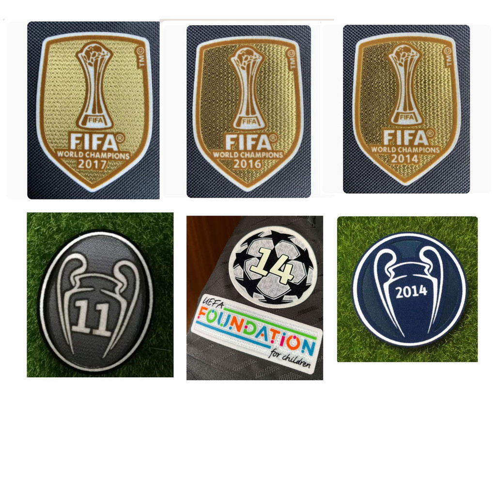 Champions Patch UCL Starball Tôn trọng Huy hiệu truyền nhiệt trên sân bóng đá