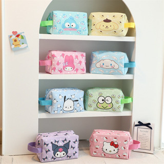Túi Sanrio Hộp đựng bút chì nhiều túi Túi đựng mỹ phẩm Di động Dung tích lớn Văn phòng phẩm Túi đựng bút chì Hộp đựng bút chì Sinh viên Hộp đựng bút chì Kuromi Túi văn phòng phẩm