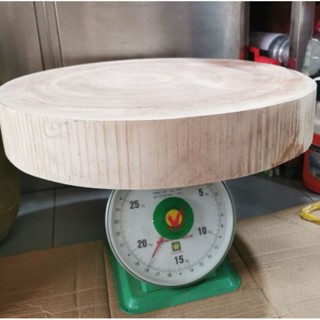 Thớt Gỗ Tròn Sọ Khỉ Dùng Chặt Xương, Băm Thịt Loại dày