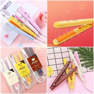 Máy kẹp uốn duỗi tóc mini cute nhỏ gọn