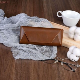 Qqmall hộp kính nam di động da pu khóa kính mắt túi đựng kính hộp bảo quản đọc sách hộp đựng kính hộp đựng kính mắt