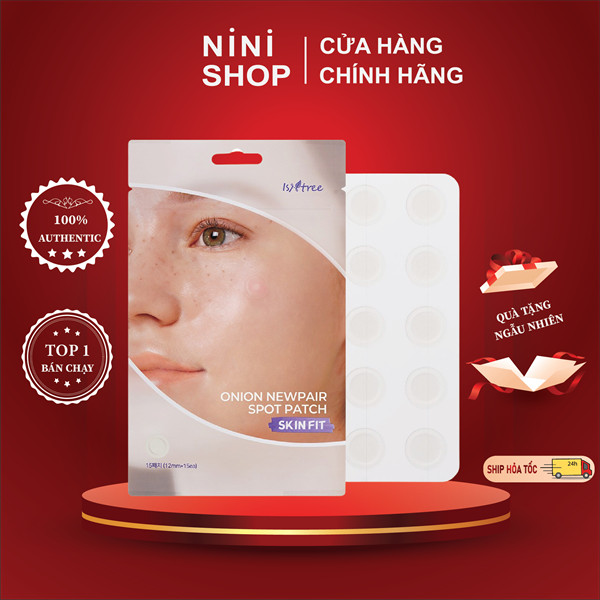 Miếng dán mụn Isntree Onion Newpair Spot Patch - ninishop