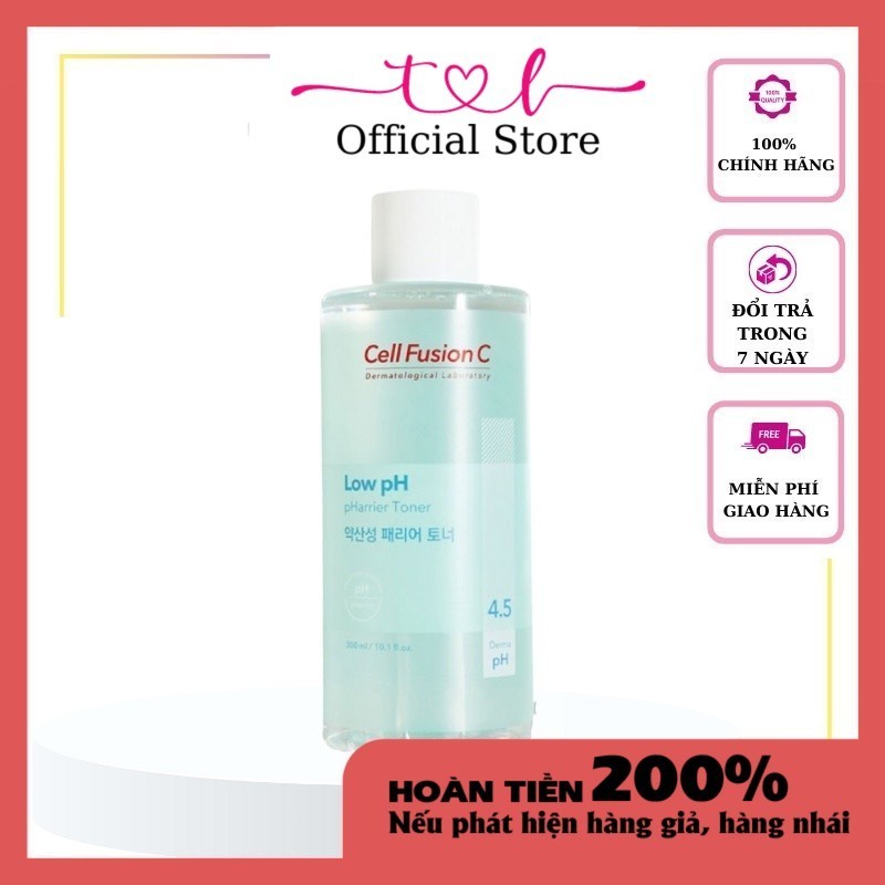 Nước cân bằng PH thấp, tăng cường hàng rào bảo vệ da- Low pH pHarrier Toner - Cell Fusion C Expert