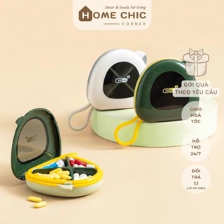Hộp đựng thuốc, niềng răng, vật dụng đa năng size mini chống nước Sushi, hộp chia thuốc tiện lợi | HOME CHIC CORNER