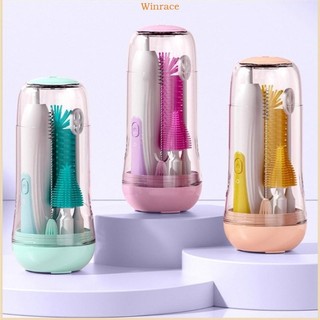 Wrc Bộ bàn chải chai có thể tái sử dụng Bộ làm sạch chai điện Bộ làm sạch chai Bộ cọ rửa chai Bộ làm sạch chai cho trong
