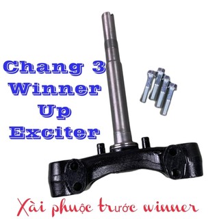 CHẢNG 3 SẮT + CỐT + CANH + BẠC ĐẠN + PÁT  CNC ( UP LÊN MÂM XE EXCITER  SỬ DỤNG PHUỘT TRƯỚC WINNER )