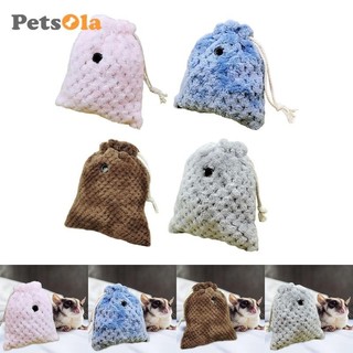 Túi ngủ PETSOLA Sugar Glider có lỗ thông hơi & dây rút thoáng khí cho Marmosets