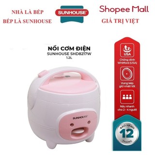 Nồi cơm điện mini sunhouse 1.2l shd8217w