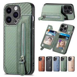 Ví đựng thẻ Dây kéo cho Xiaomi Poco X6 X5 M5 M5S F5 X4 M4 M3 X3 GT F3 C31 Pro NFC 5G 4G Vỏ chống địa chấn