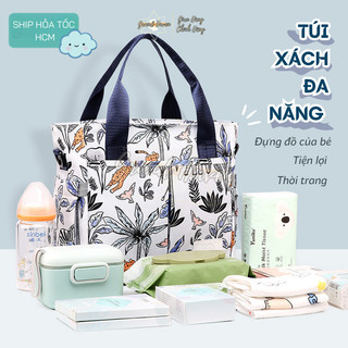 Túi Mẹ Đa Năng Đựng Tã Lót Bình Sữa Quần Áo Bé Grand Haven Túi Cho Mẹ Bỉm Sữa Tiện Lợi Gấp gọn