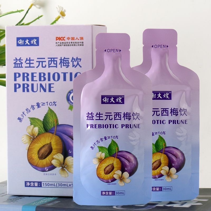 Sister Xie Prebiotic Plum High Dietary Fiber Uống Nước Rau Nước Uống Không Mỡ Enzyme Cô Đặc Mận Uống 3.23