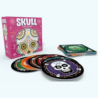 Skull Party Game - Bluffing and Strategy Board Game