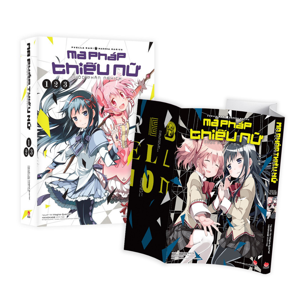Sách Boxset Ma Pháp Thiếu Nữ Madoka Magica - Cuộc Phản Nghịch (Bộ 3 Tập) - Tặng Kèm Bìa Áo - Kim Đồn