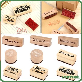 Con Dấu Gỗ 9 Chữ I Love You Thời Trang Dùng Trang Trí Sổ Tay Diy