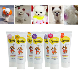 80g Thú Cưng Chó Mèo Động Vật Tô Màu Tóc Thuốc Nhuộm Sắc Tố Chất Tiếp Liệu