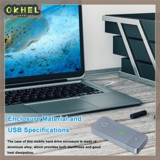 Hộp ssd di động m.2 nvme 2230 jms583 hộp đĩa cứng gắn ngoài chìa khóa m & b cho m2 2230
