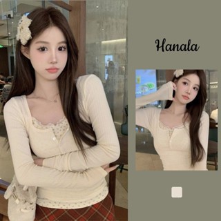 Áo coquette tay dài Áo Kiểu Nữ Áo ôm body Áo brandy Áo croptop dài tay Áo đáy dài tay phối ren hoa mỏng vừa vặn