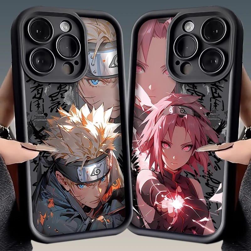 Naruto Vortex Anime Vỏ Cho Xiaomi Poco X6 Pro X5 X3 F5 M6 C65 Pro Xiaomi Mi 13T 14T Pro 11 12 13 Lit