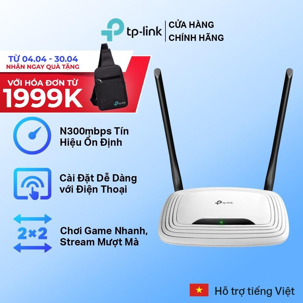 Bộ Phát Wifi TP-Link TL-WR841N Chuẩn N 300Mbps