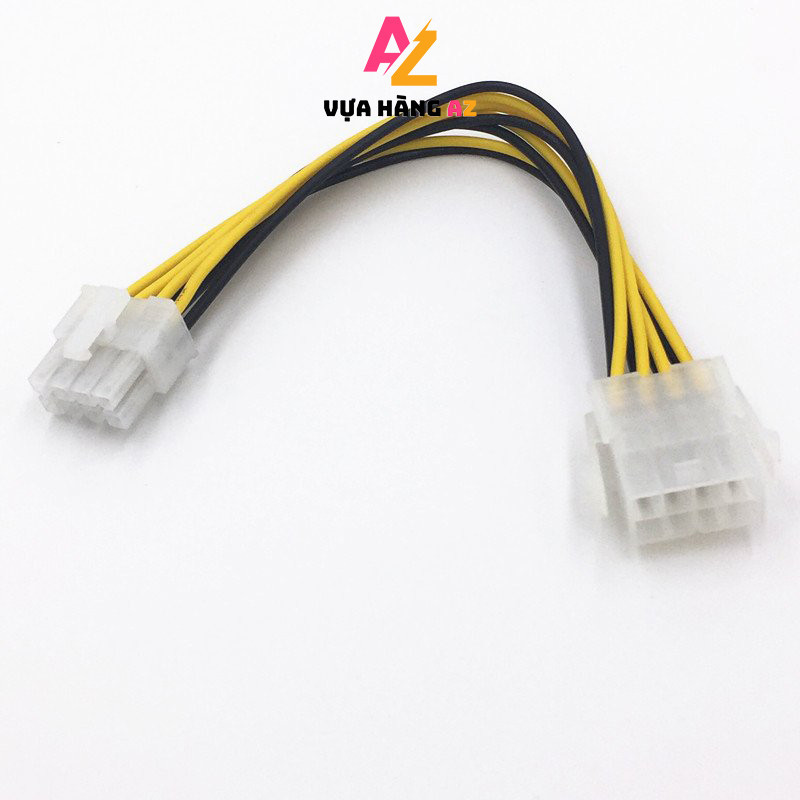 Dây cáp nối dài nguồn CPU 8 Pin đực sang 8 pin cái dài 20cm (SP000339)