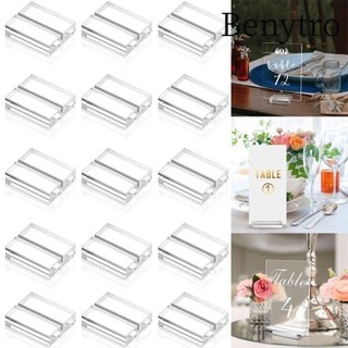 Benytro Bàn Số Giá Đỡ Thủ Công Thời Trang Ảnh Kẹp Giấy Kẹp Thẻ Hình Hiển Thị Đứng Đồ Cưới Kẹp Đứng