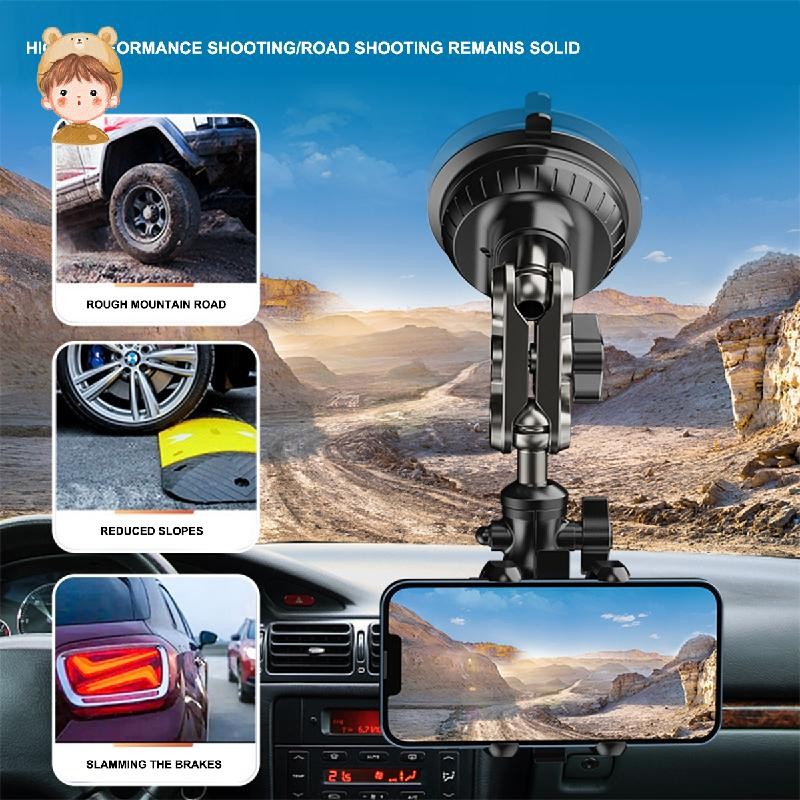 Giá đỡ điện thoại ô tô Kongou - Giá đỡ ô tô có đế hút mạnh | Phụ kiện ô tô có thể điều chỉnh 360 độ,