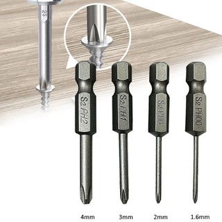 6.35mm hex shank 50mm cross screwdriver bits electric driver tools ph00 ph1 ph2