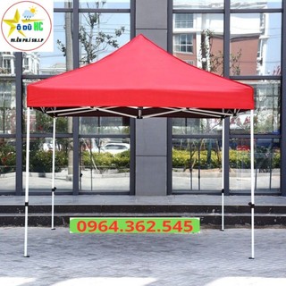 Nhà bạt di độngnhà mái kích thước2m5x3m và 3mx3m gấp gọn tiện lợi đủ bộ khung và mái khung sắt tĩnh điện không gỉ