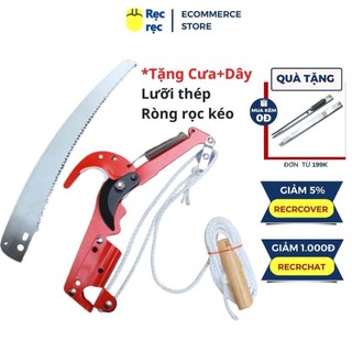 Đầu kéo tỉa cành, cắt cành cây trên cao, hái quả, kết hợp cưa cành