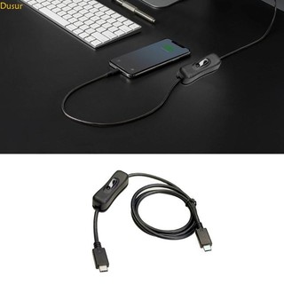 Cáp nối dài dusur type c sang type c usb 3 1 pd100w có cáp sạc công tắc
