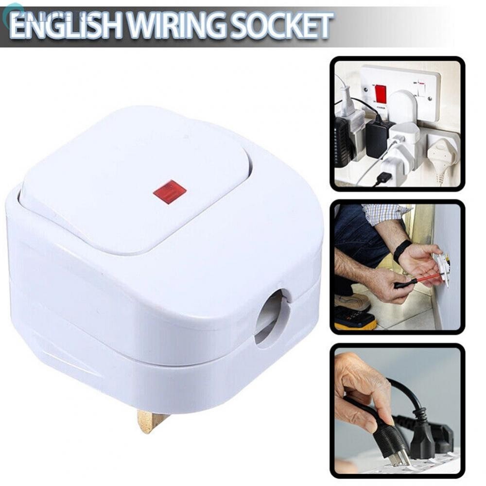 ⭐ READY STOCK ⭐-NEW-Plug 250V 3 Pin Detachable Electrical Hong Kong Conversion Plug Socket【POWDERS-VN】