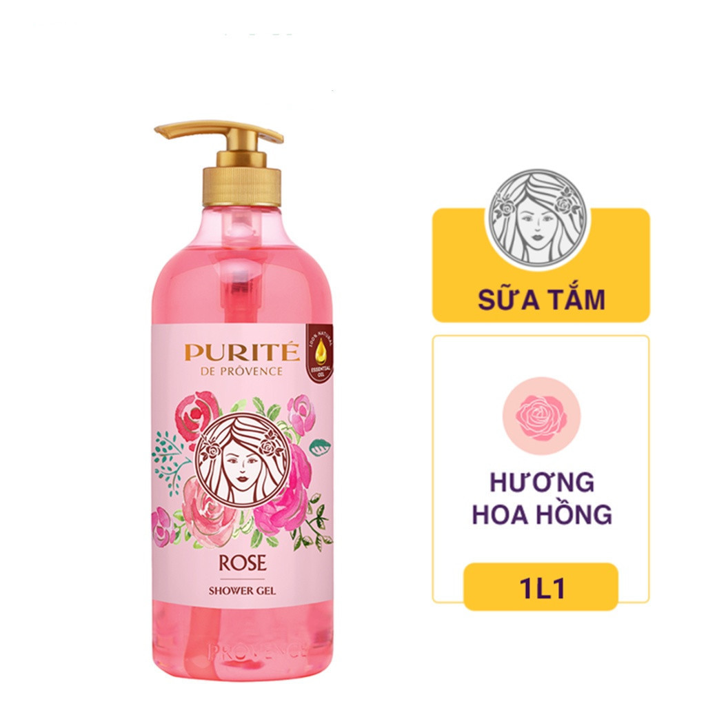 Sữa Tắm Thiên Nhiên Purité Shower Gel 1100ml