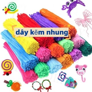 100 cành Kẽm nhung , kẽm lông làm hoa,trang trí,làm đồ hanmade