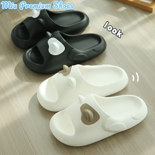 Dép tai mèo dễ thương Dép bệt trong nhà chống trượt và chống mùi Dép đế bệt Dép nữ