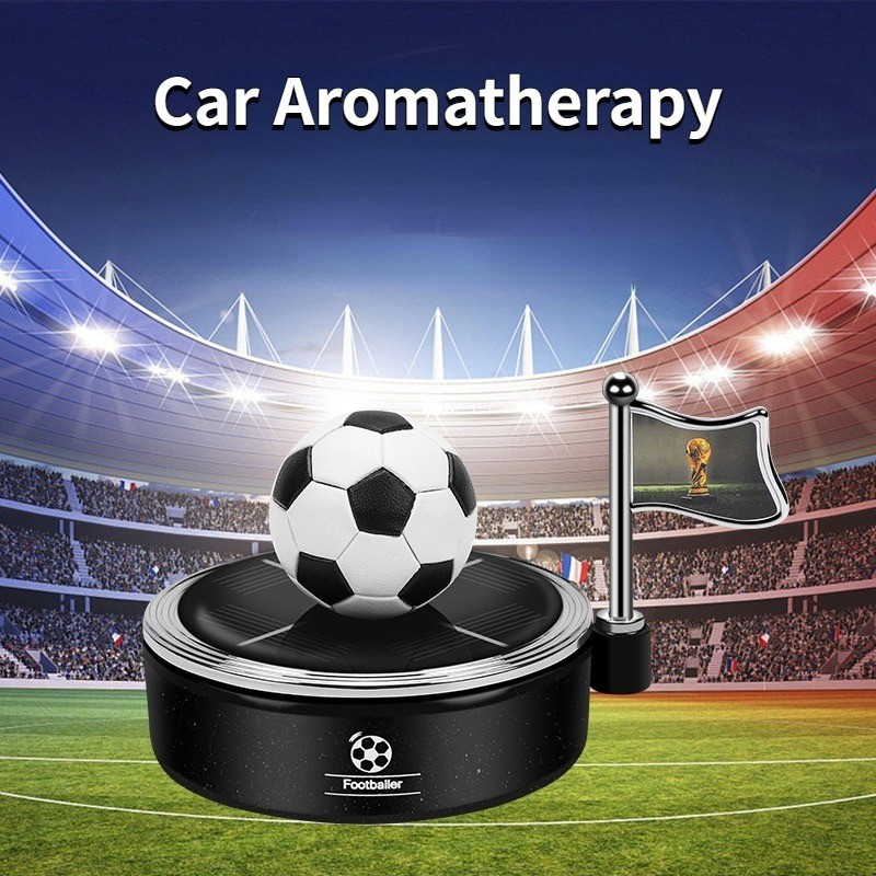 Máy làm mát không khí ô tô Hương liệu Nội thất tự động Máy khuếch tán nước hoa xoay ô tô Trang trí bóng đá Phụ kiện ô tô