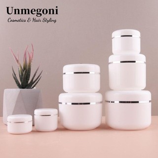 Unmegoni 20ml ~ 250ml Hộp Đựng Mỹ Phẩm Hộp Đựng Di Động Rỗng Mẫu Lọ Du Lịch Bảo Quản Chống Rò Rỉ Tròn Thuốc Mỡ Chai