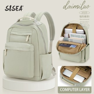 Ba lô đi học/đựng laptop SISEA kiểu dáng dễ thương sức chứa lớn chống nước/chống trầy có 5 màu Hàn Quốc cho bé gái