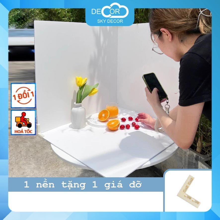 Tấm PVC Background 2 Mặt, Phông Nền Chụp Ảnh Mỹ Phẩm, Trang Sức - Sky Decor