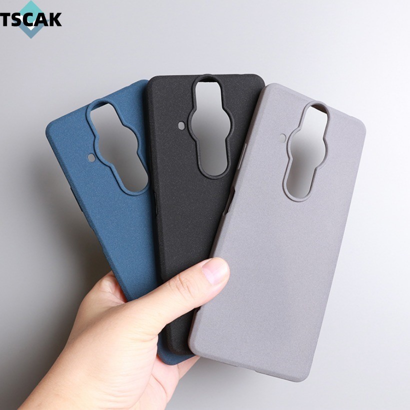 Dành Cho Sony Xperia 5 2 10 Plus Pro-I X Performance X L4 L3 Compact XA3 Vỏ Chống Vân Tay Đá Sa Thạc