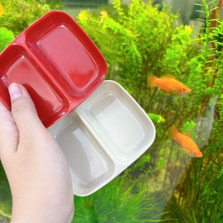 Chén nước chấm 2 ngăn nhựa melamine cao cấp fataco