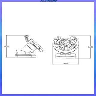 Vô lăng đua mô phỏng cho vô lăng trò chơi PC USB