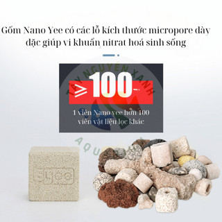 Combo 30 viên sứ nano yee vật liêu lọc cao cấp nhất 5 chức năng lọc nước