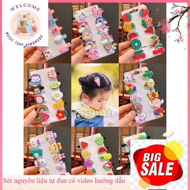 [FREESHIP 50k ] SÉT 10 CẶP TÓC SIÊU DỄ THƯƠNG CHO BÉ