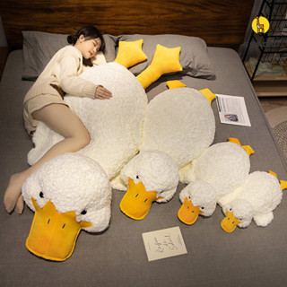 🦢 Gấu Bông Con Vịt🦢 Gấu Bông Con Vịt Nhồi Bông Mềm Mịn Gấu Bông Gối ôm Đồ Chơi Thú Nhồi Bông Gấu Bông To Gối Con Vịt Nằm Sấp Cho Bé