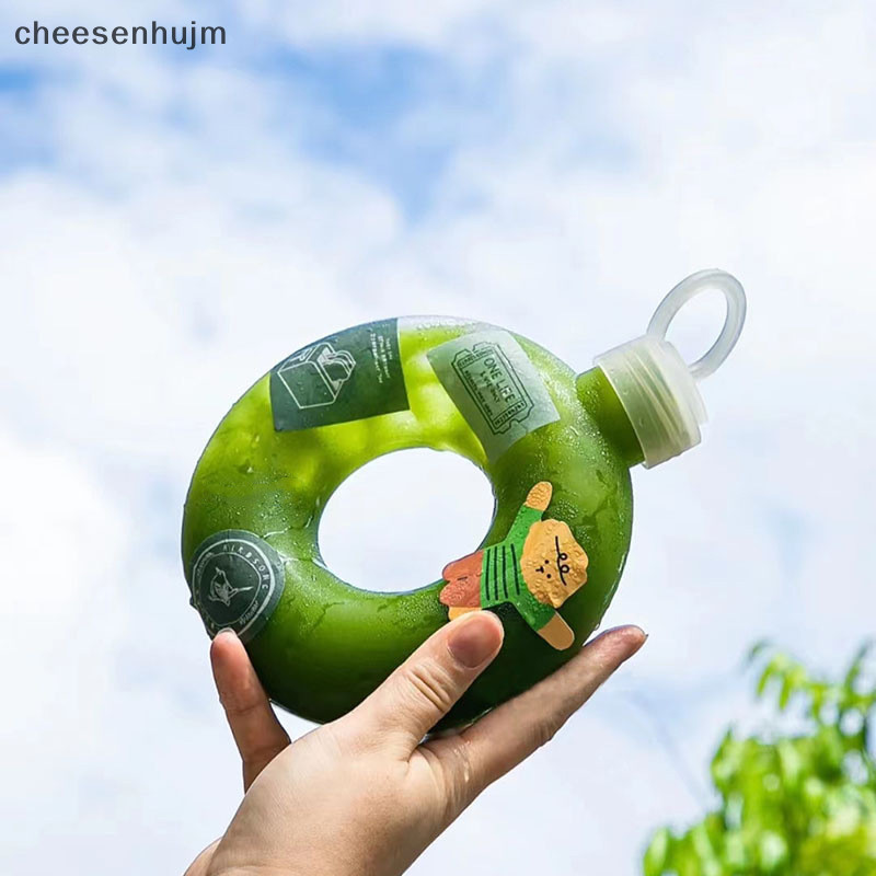 500ml Sáng Tạo Donut Thể Thao Bình Nước Thời Trang Di Động Du Lịch Ấm Siêu