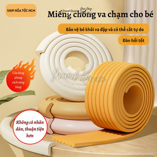 Cuộn Xốp Bọc Cạnh Bàn2 Loại L-W Grand Haven Dày dặn Dây Cao Su Che Bịt Cạnh Bàn, Ghế An Toàn Cho Bé