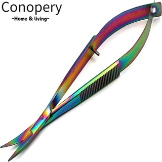 Conopery Kéo thép không gỉ, Kéo thép không gỉ Kéo đầy màu sắc, Kéo may thêu mùa xuân vàng Kéo uốn lò xo kéo