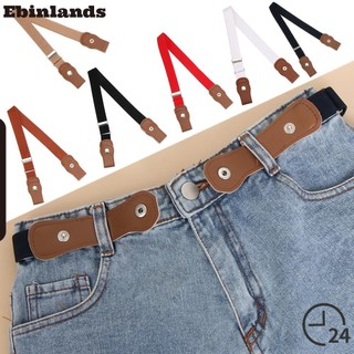 Thắt Lưng Vải Canvas Co Giãn Không Khóa Thời Trang Cho Nam Và Nữ