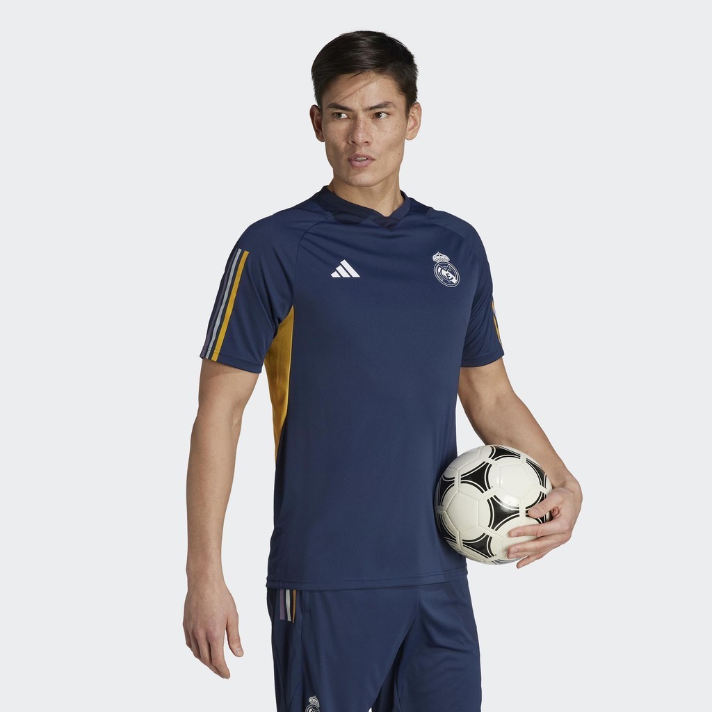 Adidas Bóng đá Áo Jersey Tập Luyện Real Madrid Tiro 23 Nam Màu xanh da trời IB0867