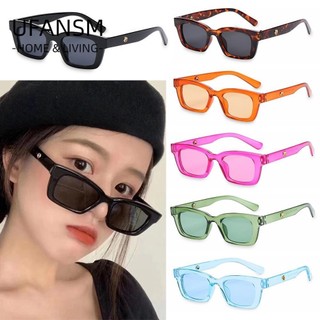 UFANSM Mát Gọng Vuông Chống Tia UV400 Phong Cách Cổ Điển Thời Trang Cho Nữ